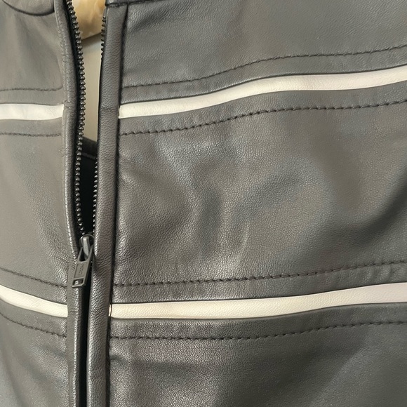 Theory Lamb Leather Top - Picture 7 of 9